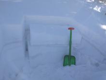 ECTP failing on the moist facets below a strong slab layer on a NW aspect at 8300 ft.