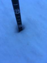 Almost 170 cms of snow at 9000 feet on north facing slopes.