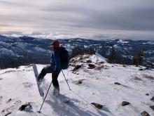 Storm hung up on the HWY49/Yuba river drainage