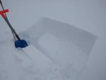 ECTP-27 on a wind slab down 22cm.