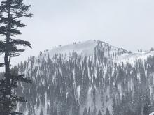 Jake's Peak wind slab on N aspect