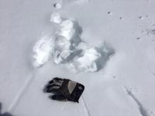 Thin breakable melt freeze crusts with colder unconsolidated snow below.