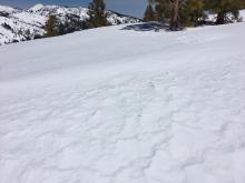 Shallow wind scour + deposit