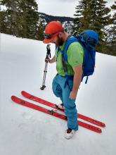 The crust was boot and ski supportable during our tour and showed no signs of melting as of noon.