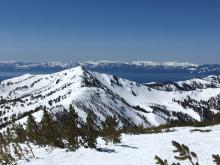 Looking south to Relay Peak