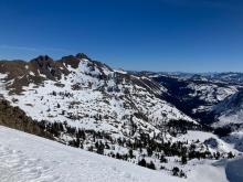 The south and west face of the Sisters.