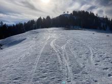 Many aspects were cold and frozen and did not soften during our tour.