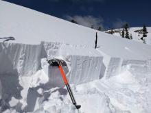 ECTN results on a wind-loaded test slope.