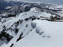 Overhanging cornices