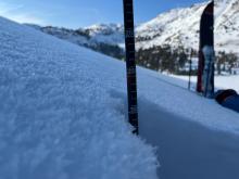 Deep snowpack and more surface hoar