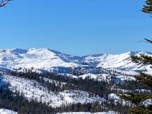 Much calmer conditions today than recently with no blowing snow over upper elevations.