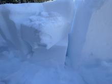 Compression tests showing initiation on buried surface hoar @ 30cm down.