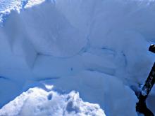 Prying on ECT columns left only partly planar surfaces