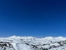 Looking back towards Desolation and the coverage is very impressive. 