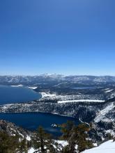 Clear sky looking to the south