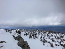 Increasing clouds in the Mt. Rose area starting around 10am.
